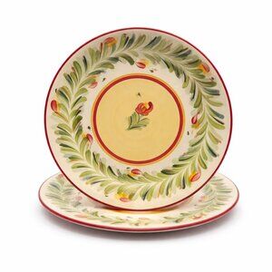 Dinner Plates Set 2 Southern Living at Home Gail Pittman Sienna Garland Replacem